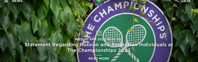 B体育-温网官网发声明：禁止俄和白俄选手参加2022年赛事